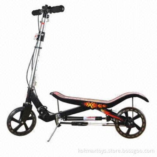 Space Scooter, Powered by Foot Pedal